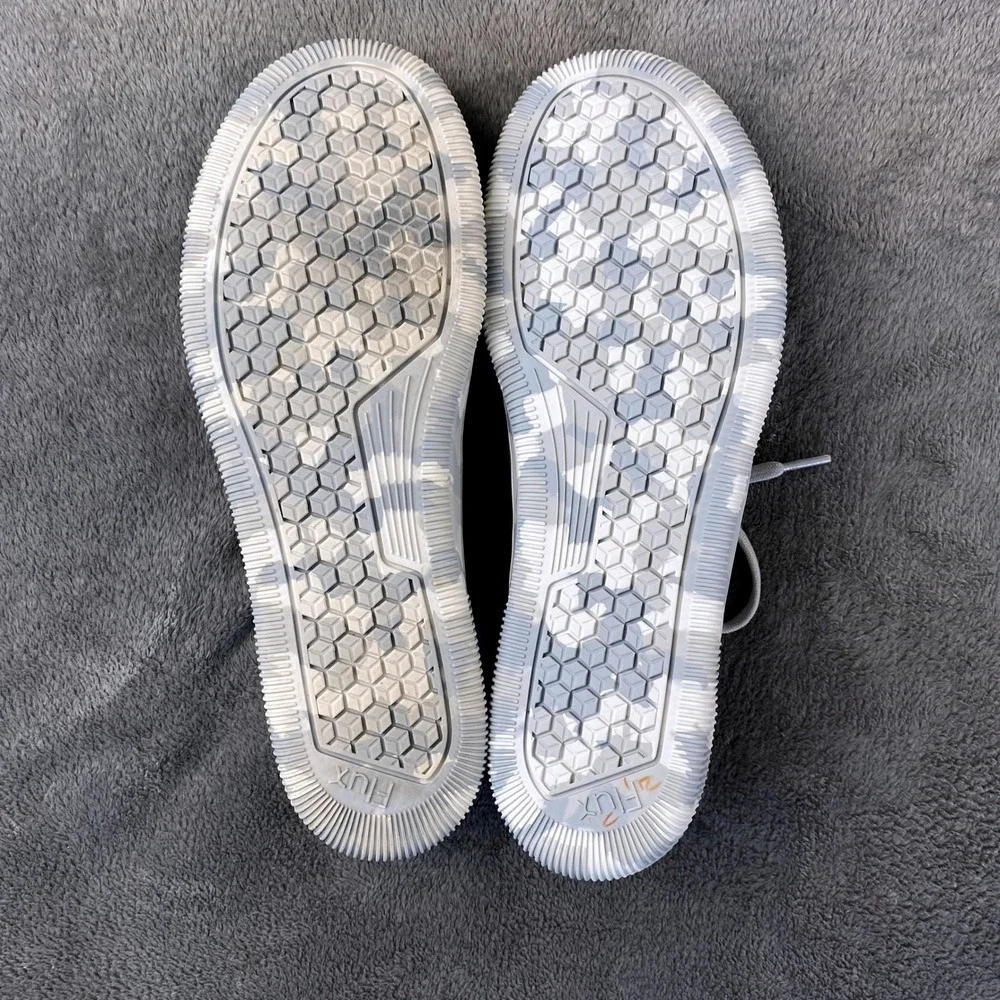 Flux Footwear Adapt Low Mens 12 Womens 13 Grey Camo Minimalist Barefoot Sneaker